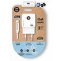 Tech One Tech Cargador de Pared 20W con Tecnología GaN y Cable Lightning Blanco TEC2222